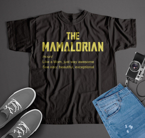 The Mamalorian T Shirts Tees Tshirt Gift For Mom Mothers Day Shirt Mommy Grandmother Sci Fi Movies Tv Series