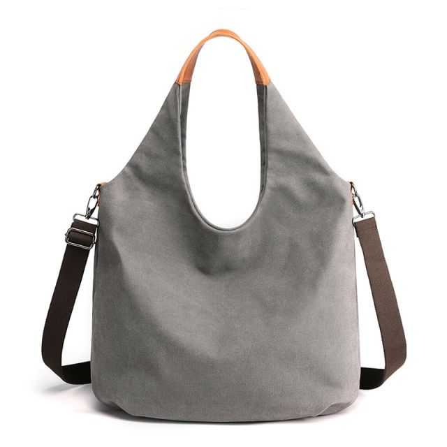 Leyla - Large Capacity Canvas Shoulder Bag