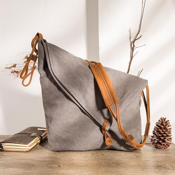 LUX - CANVAS & LEATHER CROSSBODY BAG