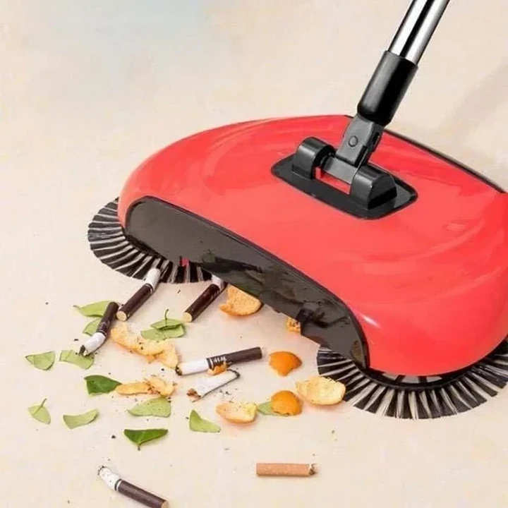 360° Broom Sweeper No Electricity or Batteries Needed! Free Shipping