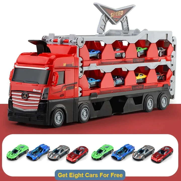 Big Truck Folding Storage Transporter Toy - New Arrival!