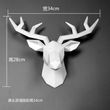 3D Deer Head Sculpture Home Decoration Accessories Geometric Deer Head Abstract Sculpture Room Wall Decor Resin Deer Head Statue