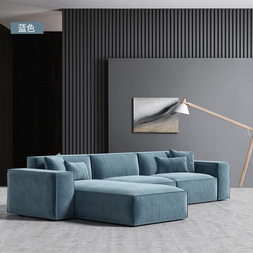 living room Sofa Chesterfield micro velvet fabric cloth couch Nordic muebles de sala cama puff asiento sala futon designer L sha