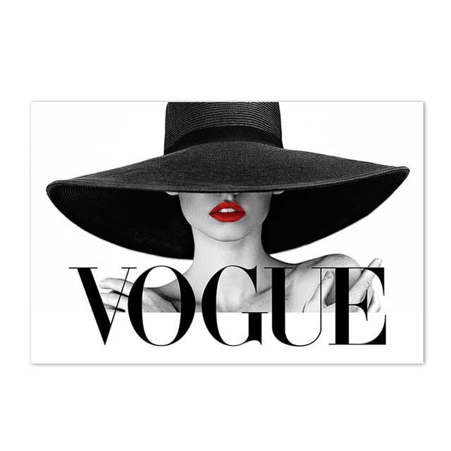 Fashion Marble Coco Prada Quotes Poster Black White Vogue Feather Woman Wall Art Canvas Painting Pictures For Living Room Decor