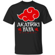 Akatsuki Papa Shirt Naruto Red Cloud Family Tee-Bounce Tee