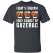Today's Forecast 100% Sazerac T-shirt Cocktail Tee VA03-Bounce Tee