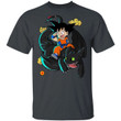 Son Goku And Toothless T-shirt MT04-Bounce Tee