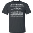 5 Things You Should Know About Me Mom T-shirt VA05-Bounce Tee