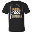 Fishing Real Cool Grandma T-shirt Funny Fishing Lover-Bounce Tee