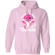 Nana Shark Cure Cure Cure Breast Cancer Awareness Hoodie Gift For Cancer Warriors HA09-Bounce Tee