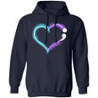 Semicolon Heart Suicide Prevention Awareness Hoodie Meaningful Gift VA09-Bounce Tee