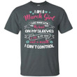 I Am A March Girl Birthday T-shirt With A Mouth Can't Control TT05-Bounce Tee