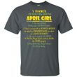 5 Things You Should Know About April Girl Birthday T-Shirt Gift Ideas-Bounce Tee