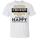 Cruzan Makes Me Happy T-shirt Rum Tee VA12-Bounce Tee