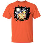 Naruto And Sasuke on Pumpkin Shirt Anime Halloween Tee-Bounce Tee
