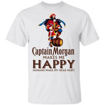 Captain Morgan Makes Me Happy T-shirt Rum Tee VA12-Bounce Tee