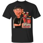 Neil Peart T-shirt In Loving Memory Drummer Legend Cartoon Style Tee MT01-Bounce Tee