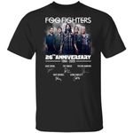 Foo Fighters Shirt Foo Fighters 26th Anniversary T-shirt MT12-Bounce Tee