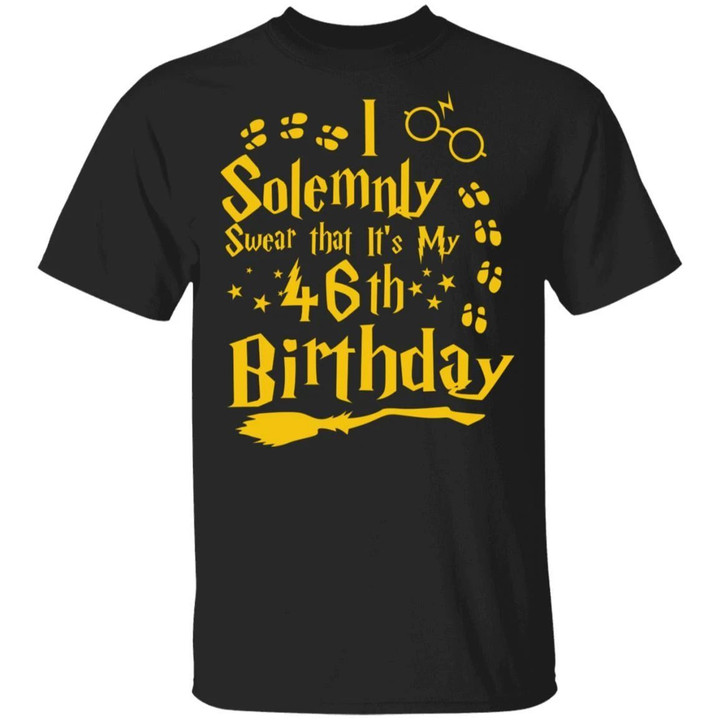 I Solemnly Swear That It's My 46th Birthday T-shirt Harry Potter Tee MT01-Bounce Tee