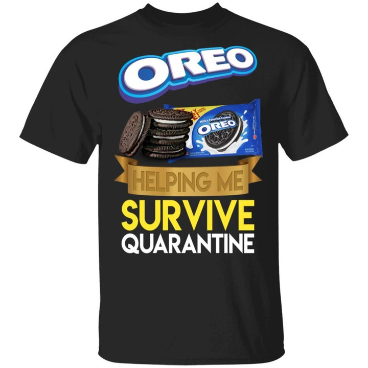 Oreo Helping Me Survive Quarantine T-shirt HA05-Bounce Tee