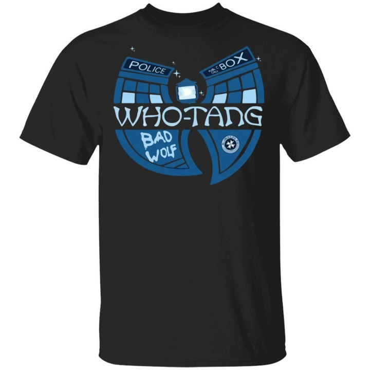Who Tang T-shirt Wu Tang Doctor Who Tardis Tee MT05-Bounce Tee
