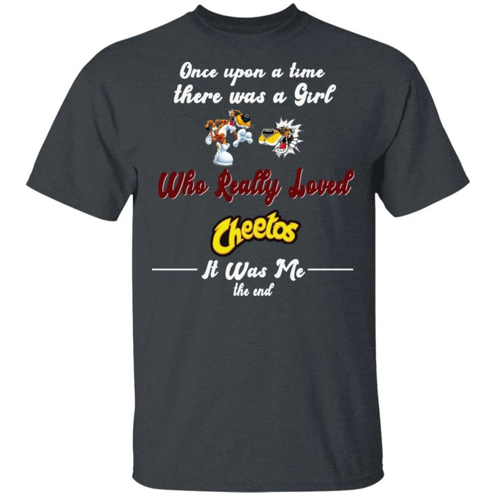Once Upon A Time There Was A Girl Loved Cheetos T-shirt MT02-Bounce Tee
