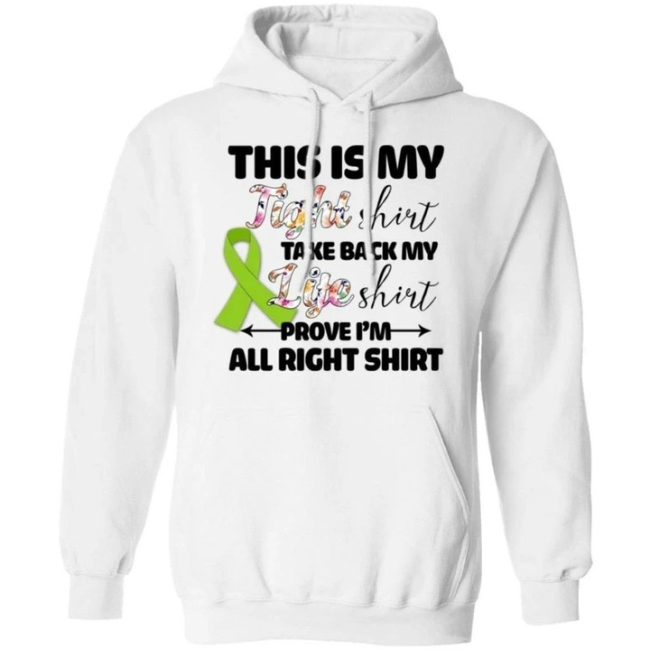 This Is My Fight Shirt Lymphoma Awareness Hoodie For Cancer Warrior HA09-Bounce Tee