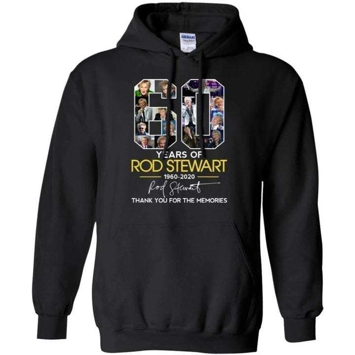 Rod Stewart 60 Years Anniversary Hoodie Fan Gift Idea-Bounce Tee