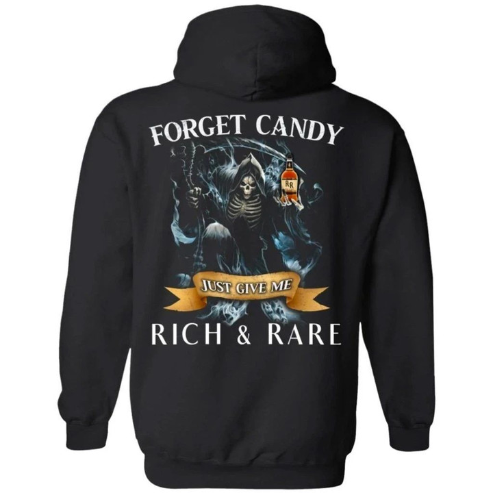 Forget Candy Just Give Me Rich And Rare Whiskey Hoodie Halloween TT08-Bounce Tee