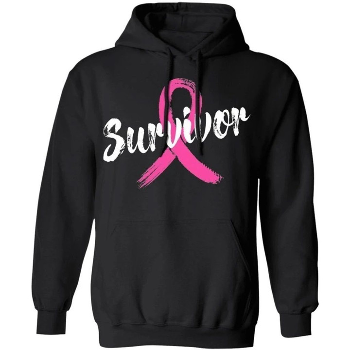 Breast Cancer Survivor Cancer Awareness Hoodie Meaningful Gift VA09-Bounce Tee