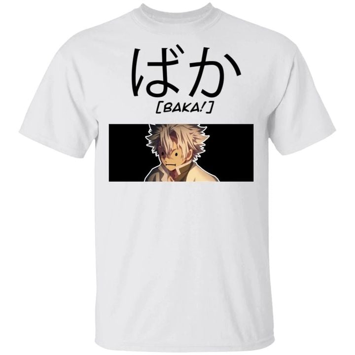 Demon Slayer Sanemi Baka Shirt Kimetsu No Yaiba Tee-Bounce Tee