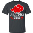 Akatsuki Niece Shirt Naruto Red Cloud Family Tee-Bounce Tee