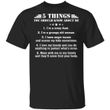 5 Things You Should Know About Me Aunt T-shirt VA05-Bounce Tee