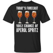 Today's Forecast 100% Aperol Spritz T-shirt Cocktail Tee VA03-Bounce Tee
