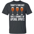 Today's Forecast 100% Aperol Spritz T-shirt Cocktail Tee VA03-Bounce Tee