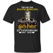 Thank You JK Rowling T-shirt Harry Potter 23rd Anniversary Tee PT03-Bounce Tee