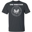 One Direction T-shirt Members Names On USA Seal Tee MT04-Bounce Tee