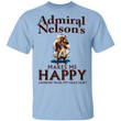 Admiral Nelson Makes Me Happy T-shirt Rum Tee VA12-Bounce Tee