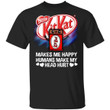 Kit Kat Makes Me Happy Humans Make My Head Hurt T-shirt MT03-Bounce Tee