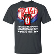 Kit Kat Makes Me Happy Humans Make My Head Hurt T-shirt MT03-Bounce Tee