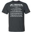 5 Things You Should Know About Me Grandma T-shirt VA05-Bounce Tee