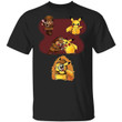 Pikachu Mixed Sherlock Holmes T-shirt Detective Pikachu Tee MT03-Bounce Tee