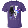 I Wear Teal And Purple For Someone I Miss Suicide Prevention T-shirt MT03-Bounce Tee