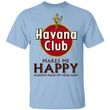 Havana Club Makes Me Happy T-shirt Rum Tee VA12-Bounce Tee