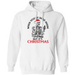 When Youre Dead Inside But Its Christmas Hoodie Funny Skeleton Saying For Xmas Mt11 White / S
