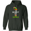 The Hangry Elf Hoodie Christmas Funny Xmas Gift Mt10 Forest Green / S Sweatshirts