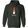 Winedeer Reindeer Kendall Jackson Wine Hoodie Christmas Cool Xmas Gift Ha11 Forest Green / S