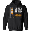 In Case Of Accident My Blood Type Is Dewar’s Whisky Hoodie VA09-Bounce Tee