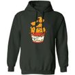 Fried Chicken Decorated In Christmas Lights Hoodie Funny Xmas Food Pt11 Forest Green / S Sweatshirts