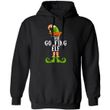 The Golfing Elf Hoodie Christmas Funny Xmas Gift Mt10 Black / S Sweatshirts